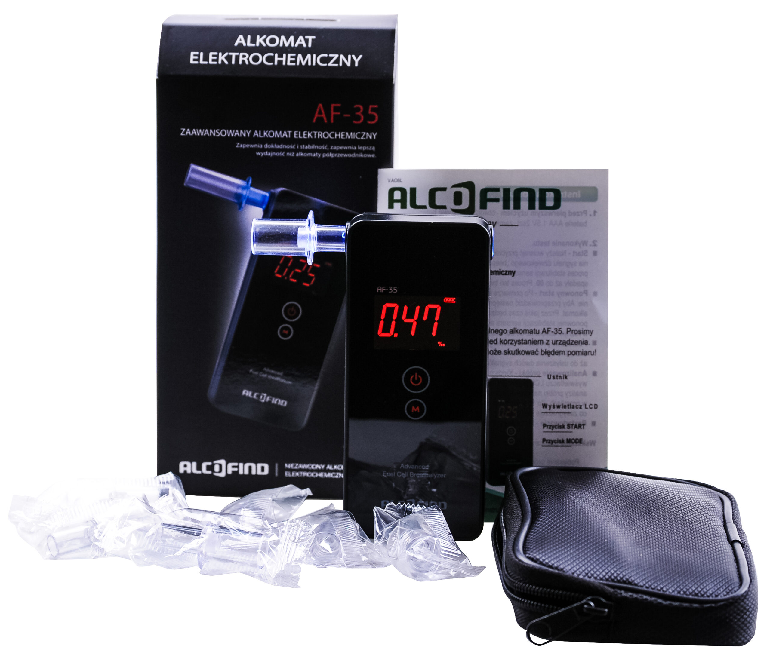 Alkomat do użytku osobistego AlcoFind AF-35 wraz z 10 lat gwarancji i pakietem kalibracji bez limitu - obrazek 6