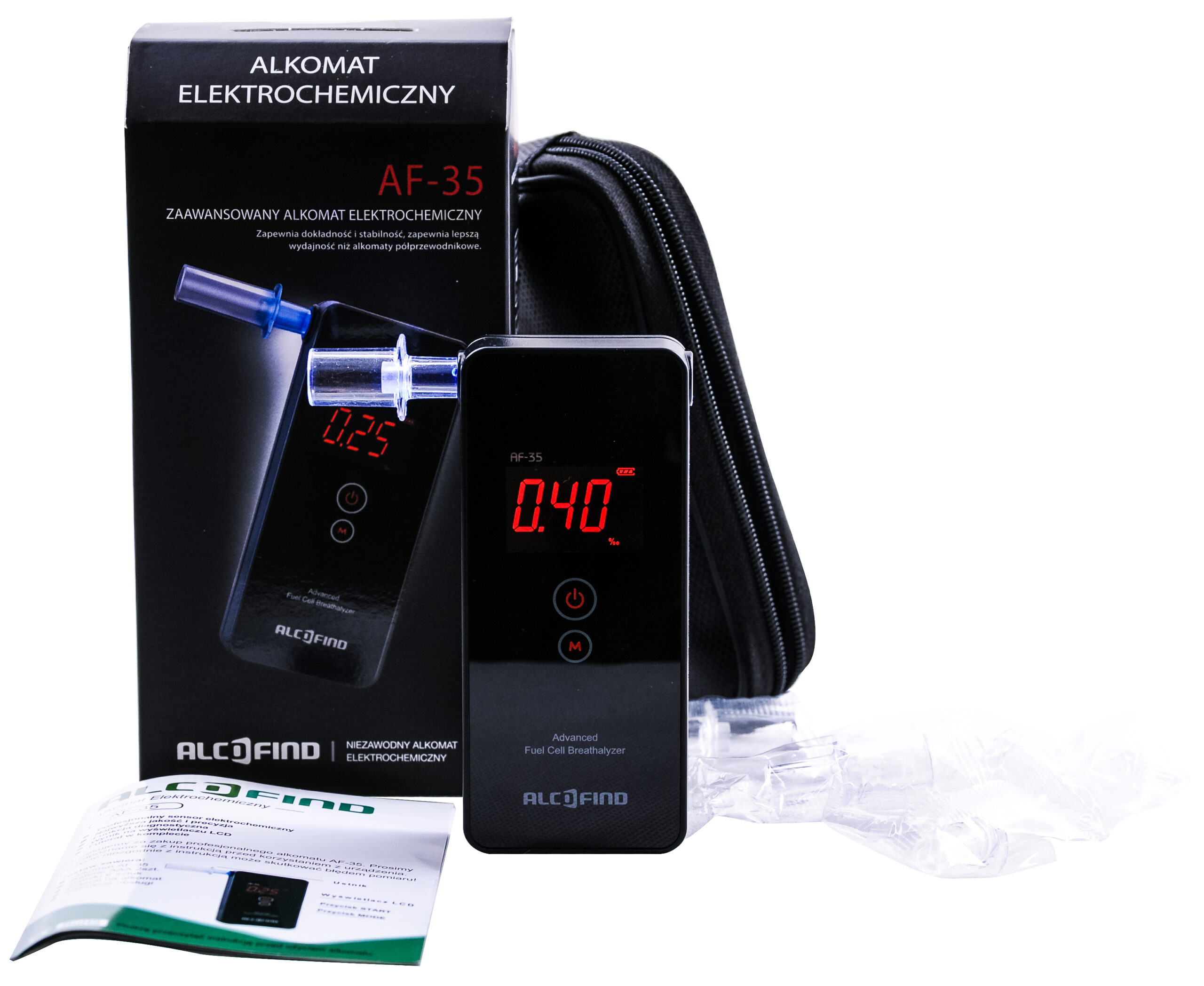 Alkomat do użytku osobistego AlcoFind AF-35 z pakietem kalibracji - obrazek 6