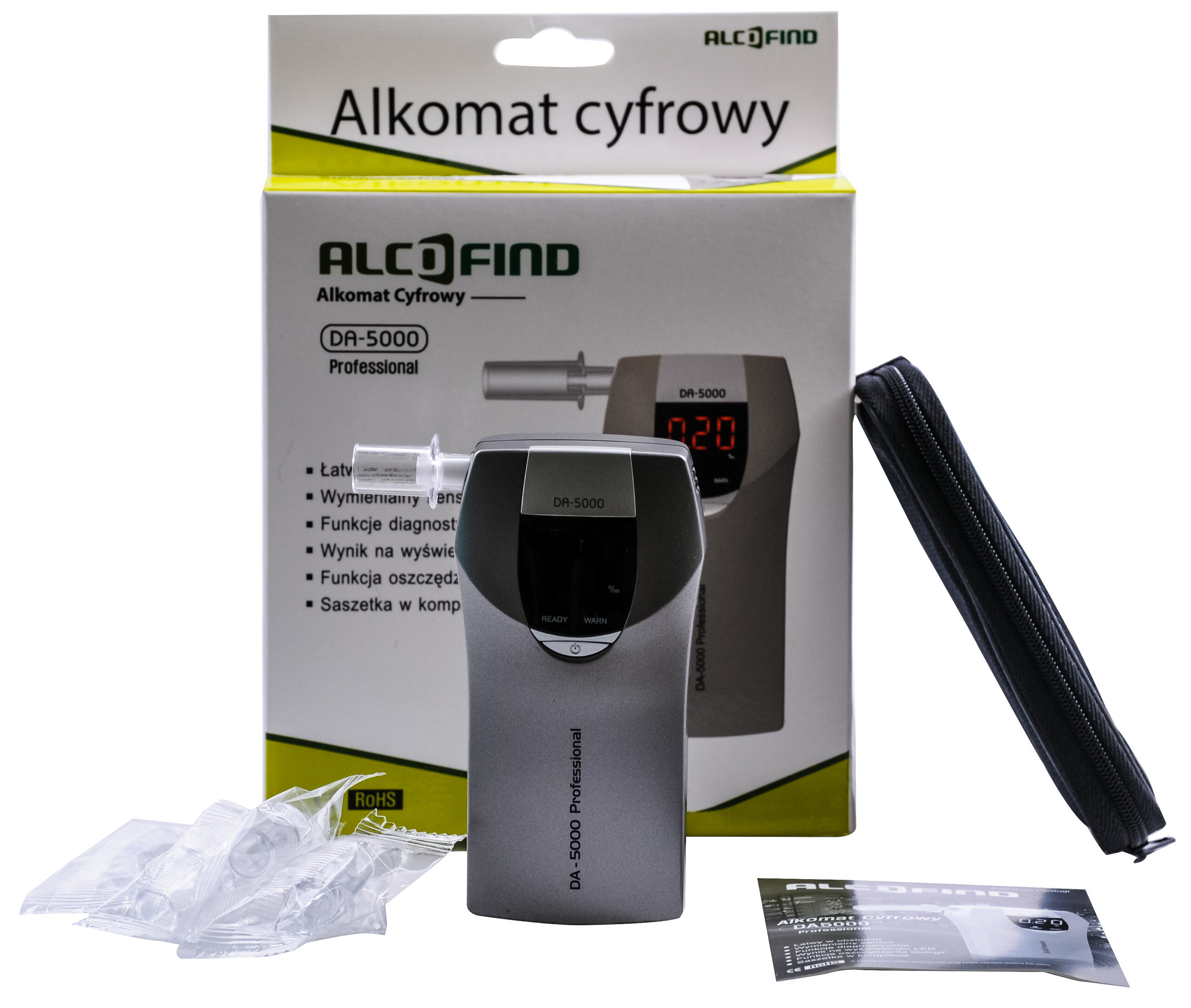 Alkomat DA-5100 koreańskiej marki AlcoFind - obrazek 2