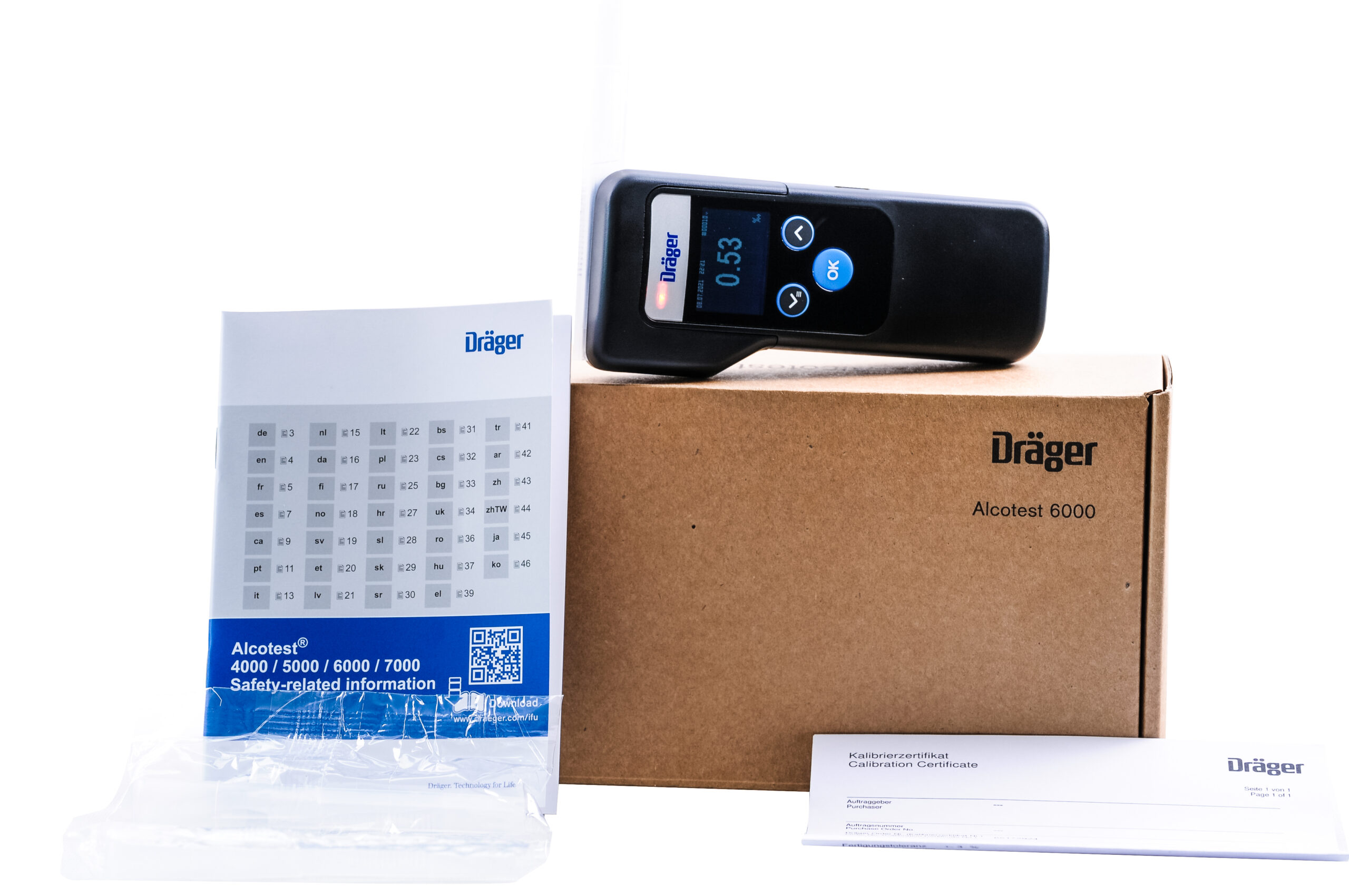 Alkomat Dräger Alcotest 6000 + Certyfikat Adiustacji plus serwis - obrazek 5