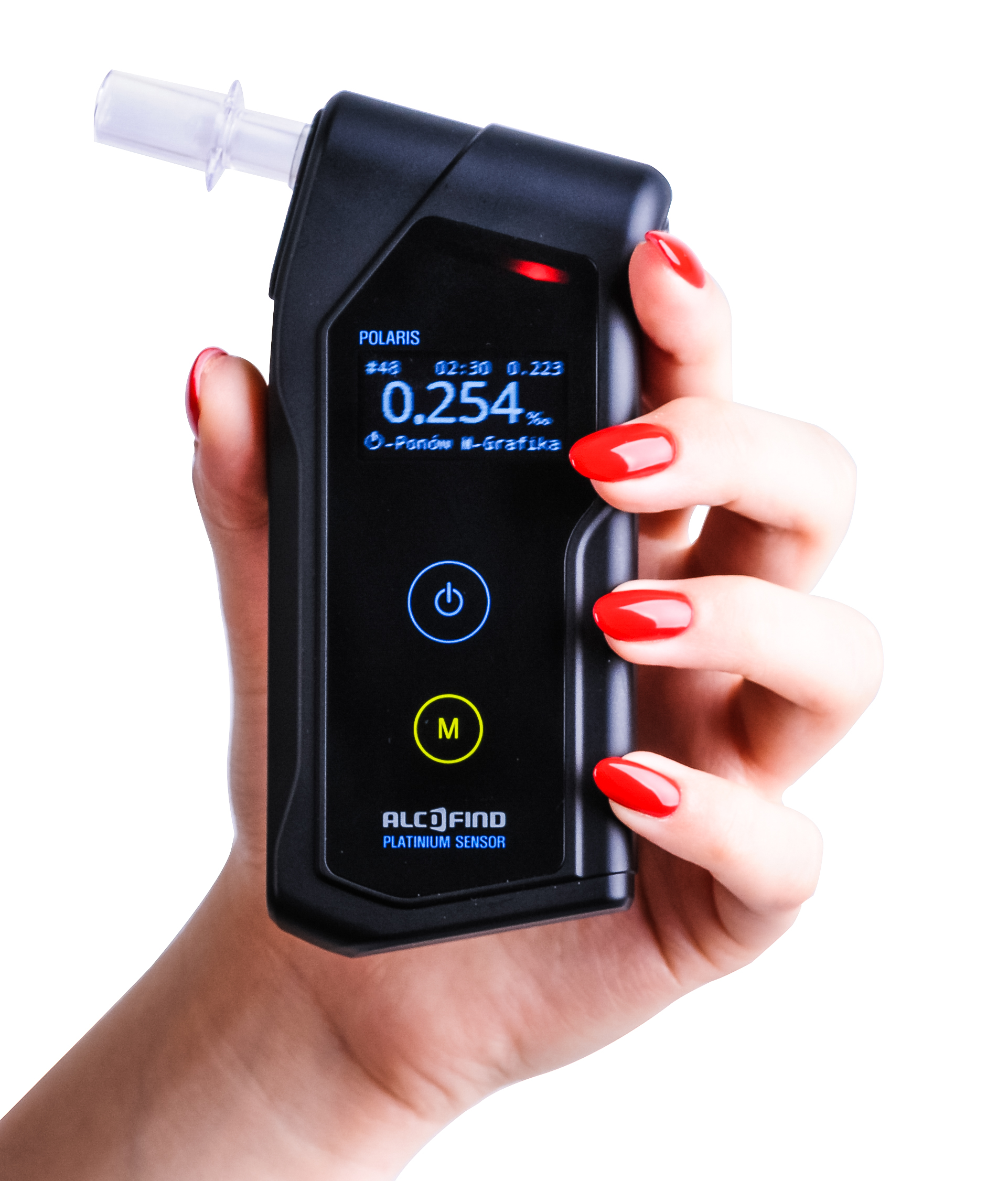 Alkomat Polaris marki AlcoFind - precyzyjny alkomat dowodowy