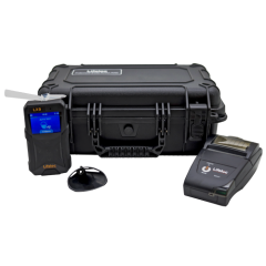 Lifeloc LX9 Kit – zestaw z akumulatorem i drukarką – zdjęcie producenta Lifeloc