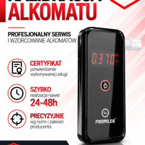 PROMILER AL 7010 + świadectwo kalibracji – urządzenie objęte kalibracją