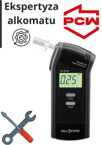 Alkomat AlcoFind DA-8000 – urządzenie objęte ekspertyzą