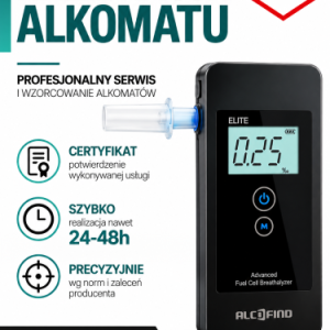 AlcoFind ELITE – urządzenie objęte kalibracją